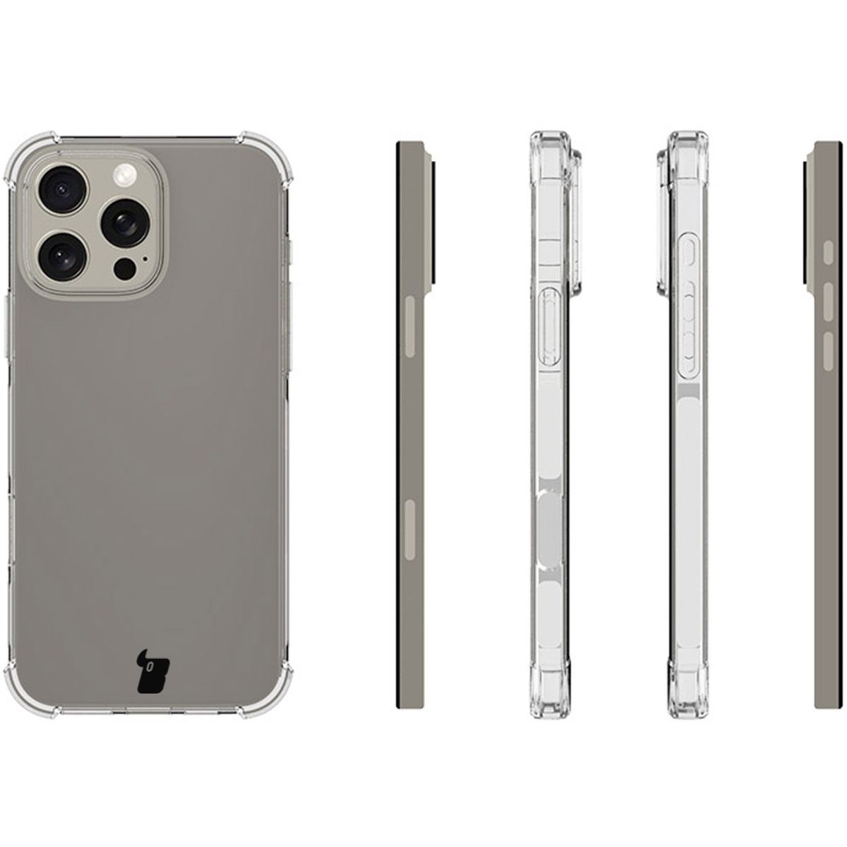 Przezroczyste plecki Case Salpa do iPhone 16 Pro Max